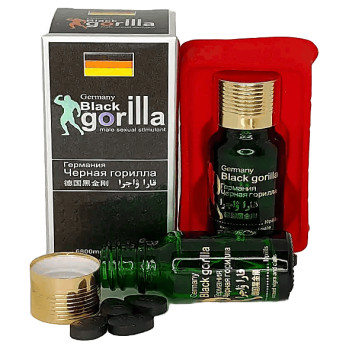Таблетки для повышения потенции Черная горилла Black gorilla ( 10 шт.) 