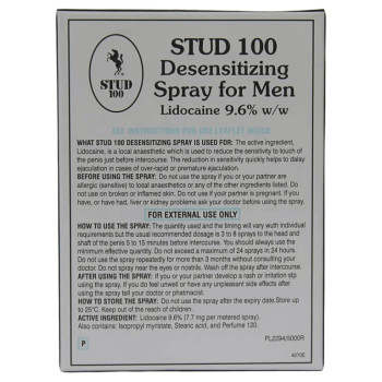 Спрей пролонгатор Stud 100 / Студ 100  (спрей, 9,6 мг) 