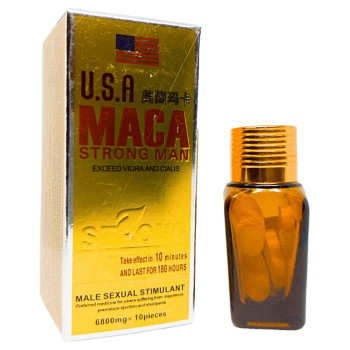 Таблетки для потенції Maca Strongman Мака стронгмен (10 шт.)