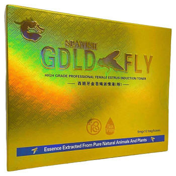 Шпанська мушка жіночий збудник у краплях Spanish Gold Fly (Новий дизайн) 12 Шт