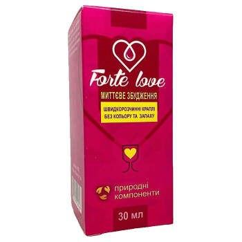 Форте Лав збудливі краплі для жінок Forte Love 30 мл