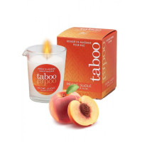 Масажна свічка для жінок TABOO Peche Sucre Bougie, 60 гр