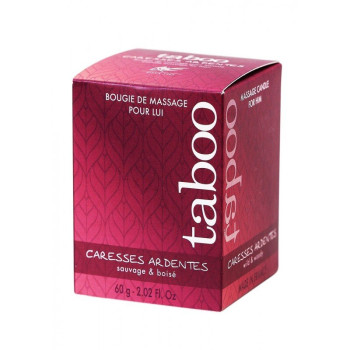 Масажна свічка для жінок TABOO Caresses Ardentes, 60 гр