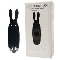 Вібропуля Adrien Lastic-Pocket Rabbit Black, 33499