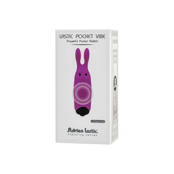Вібропуля Adrien Lastic-Pocket Rabbit Purple, 33483