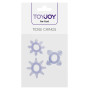 Набір кілець з 3 кілець на пеніс Toy Joy - Tickle C-Rings PURPLE, 10310-PURPLE