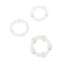 Набор из 3 шт эрекционных колец STAY HARD - Three Rings Clear, 35500-CLEAR