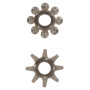 Набір з 2 шт кілець на пеніс Toy Joy - Power Stretchy Rings 2pcs Grey, 10459-GREY