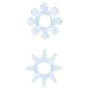 Набір з 2 шт кілець на пеніс Toy Joy - Power Stretchy Rings 2pcs Blue, 10459-BLUE