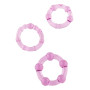 Набор из 3 шт эрекционных колец STAY HARD - Three Rings Purple, 35500-PURPLE
