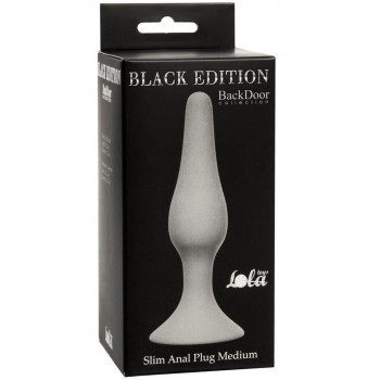 Анальний плаг Slim Anal Plug Medium-Grey, 57420603