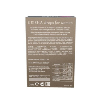 Збуджуючі краплі для жінок SHIATSU "Geisha" (30 ml )