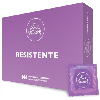 Презервативи підвищеної надійності для анального сексу Love Match - Resistente, №144
