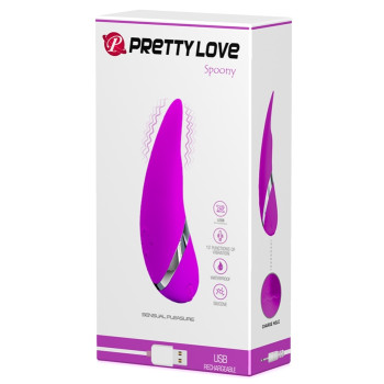 Стимулятор клитора PRETTY LOVE - SPOONY, 12 функций вибрации, BI-014108