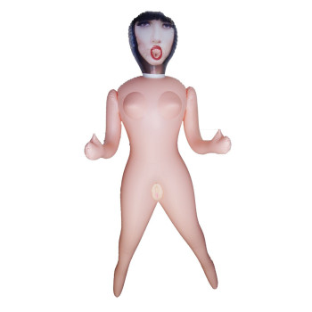 Надувная кукла " Married " с вставкой из киберкожи и вибростимуляцией. BS2600019V