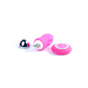 Віброяйце з пультом дистанційного керування - Remoted controller egg 0.1 USB Pink, BS2600104