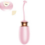 Виброяйцо с подогревом и пультом ДУ - Vibrating Silicone Love EGG USB, BS6300037