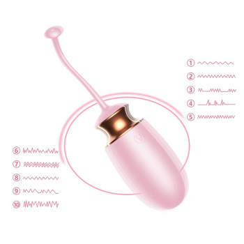 Виброяйцо с подогревом и пультом ДУ - Vibrating Silicone Love EGG USB, BS6300037