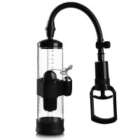 Вакуумна помпа з вібрацією Boss Series: Powerpump MAX Vibrating - Black&Clear, BS6000035