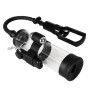 Вакуумная помпа с вибрацией Boss Series: Powerpump MAX Vibrating - Black&Clear, BS6000035