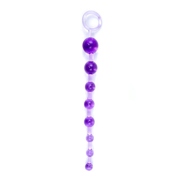 Анальные бусы Jelly Anal Beads PURPLE, BS6700085