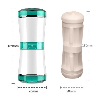 Мастурбатор із двома входами FOX Masturbation Cup - Double Ends, BS6300018