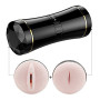Мастурбатор із двома входами FOX Masturbation Cup - Double Ends black, BS6300035