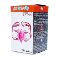 Вибро-стимулятор бабочка Butterfly Pink, BS6700055