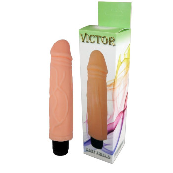 Вібратор BOSS Cyberskin - VICTOR, ( довжина 20 см, діаметр 4,2 см ) BS4600006