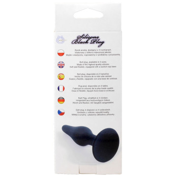 Анальный плаг Silicone Plug Black - Extra Large, BS6400095