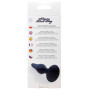 Анальний плаг Silicone Plug Black - Medium, BS6400093