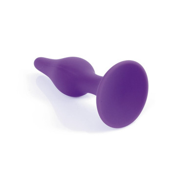 Анальный плаг Silicone Plug Purple - Medium, BS6400089
