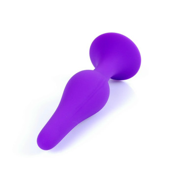Анальный плаг Silicone Plug Purple - Medium, BS6400089