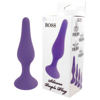 Анальний плаг Silicone Plug Purple - Large, BS6400090