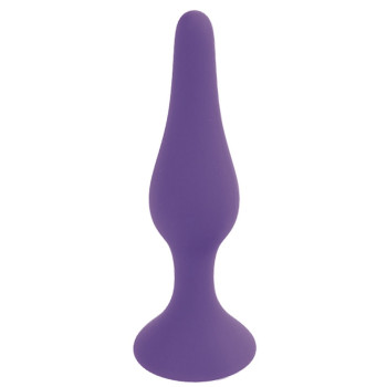 Анальный плаг Silicone Plug Purple - Large, BS6400090