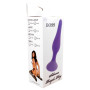 Анальный плаг Silicone Plug Purple - Large, BS6400090