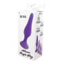 Анальный плаг Silicone Plug Purple - Large, BS6400090