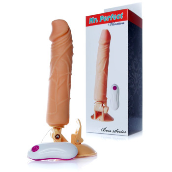 Вібратор на присосці Boss Series - Mr. Perfect Vibration 12 функцій, BS6700079