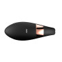 Вібромасажер для пар з пультом дистанційного керування - Boss Series V-Vibe Black USB 7 Function, BS6200003
