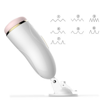 Мастурбатор з вібростимуляцією Boss Series - Vibrating Masturbation Cup USB 7 + Interactive Function, BS6300017