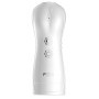 Мастурбатор з вібростимуляцією FOXSHOW Vibrating and Flashing Masturbation Cup White USB 7+7 Function, BS6300038