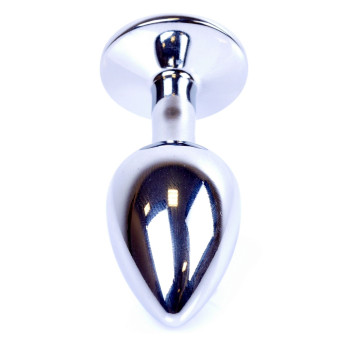 Анальний затор Boss Series - Jewellery Silver PLUG Pink S, BS6400008