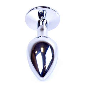 Анальная пробка Boss Series - Jewellery Silver PLUG Purple S, BS6400009