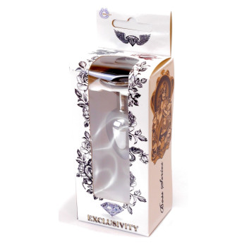 Анальний затор Boss Series - Jewellery Silver PLUG Black S, BS6400013