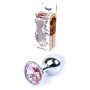 Анальная пробка Boss Series - Jewellery Silver PLUG Rose S, BS6400015