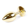 Анальний затор Boss Series - Jewellery Gold PLUG Pink S, BS6400017
