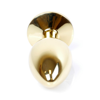 Анальний затор Boss Series - Jewellery Gold PLUG Pink S, BS6400017