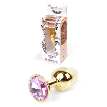 Анальная пробка Boss Series - Jewellery Gold PLUG Rose S, BS6400018