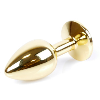 Анальная пробка Boss Series - Jewellery Gold PLUG Red S, BS6400019