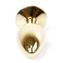 Анальная пробка Boss Series - Jewellery Gold PLUG Red S, BS6400019
